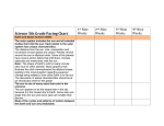 Science 5th Grade Pacing Chart