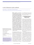 A role of endocytosis in plant cytokinesis