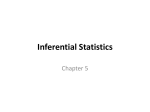 Inferential Statistics + Estimation