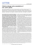 Global Exchange and Accumulation of Non