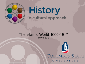 The Islamic World and India, 1600-1917