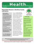 Public Health Notes, Spring 2015 - Renfrew County and District