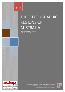 the physiographic regions of australia