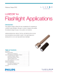 Luxeon® for Flashlight Applications