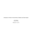 Introduction to Python for Econometrics, Statistics and - UTH e