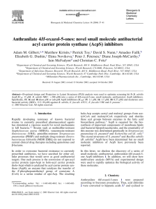 Anthranilate 4H-oxazol-5-ones