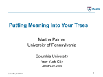 Martha Palmer`s 2004 talk slides