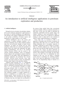 An introduction to artificial intelligence applications in petroleum