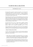 the PDF - Namur Declaration