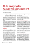 UBM Imaging for Glaucoma Management