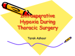 Intraoperative hypoxia in thoracic surgery 1 of 2