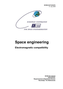 4 Requirements - European Cooperation for Space Standardization