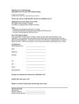 UBC Museum of Anthropology Application Form for Use of First