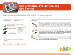 ESD protection, TVS devices, and EMI filtering
