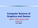 Session 9 - Computer Science