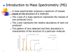 Analysis of Organic Mass Spectral Data