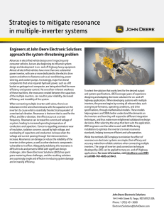 Strategies to mitigate resonance in multiple