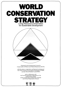 World Conservation Strategy
