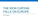 The Iron Curtain Falls on Europe