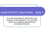 types of radiation : quiz 3