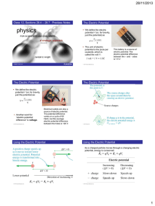 Pre-class video slides - University of Toronto Physics