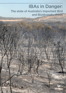 IBAs in Danger - Birdlife Australia