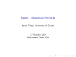basic2014_old - Department of Statistics Oxford
