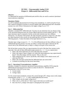 Part 2 – Operational Transconductance Amplifier