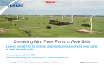 Connecting Wind Power Plants to Weak Grids