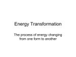 Enery Transformaton