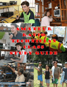 Technician License Class Study Guide