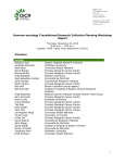 Immuno-oncology Translational Research Initiative Planning