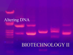 Biotechnology II Recombinant DNA File