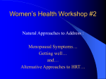 Women `s Health Workshop #2 - Back In Action Chiropratic