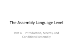 intro to assembler