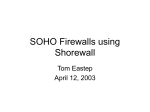 SOHO Firewalls using Shorewall