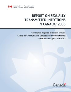 Report on Sexually Transmitted Infections in Canada: 2008 PDF