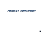 Assisting in Ophthalmology