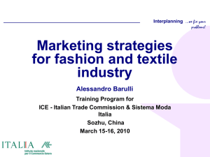 International Marketing Tecniques and Marketing for foods products
