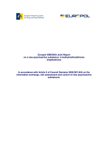 Europol–EMCDDA Joint Report on a new psychoactive substance: 4
