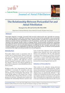 The Relationship Between Pericardial Fat and Atrial Fibrillation