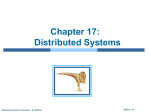 Chapter 17: Distributed Systems