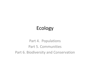 Ecology Notes 3