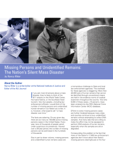 The Nation`s Silent Mass Disaster