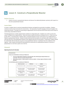 Geometry Module 1, Topic A, Lesson 4: Teacher Version
