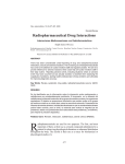 Radiopharmaceutical Drug Interactions