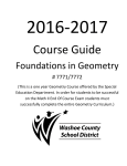 Foundations in Geometry