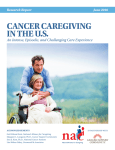 Cancer Caregiving in the US - National Alliance for Caregiving