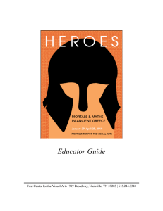 Preliminary Outline for Heroes` Teacher manual