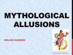 Mythological allusions